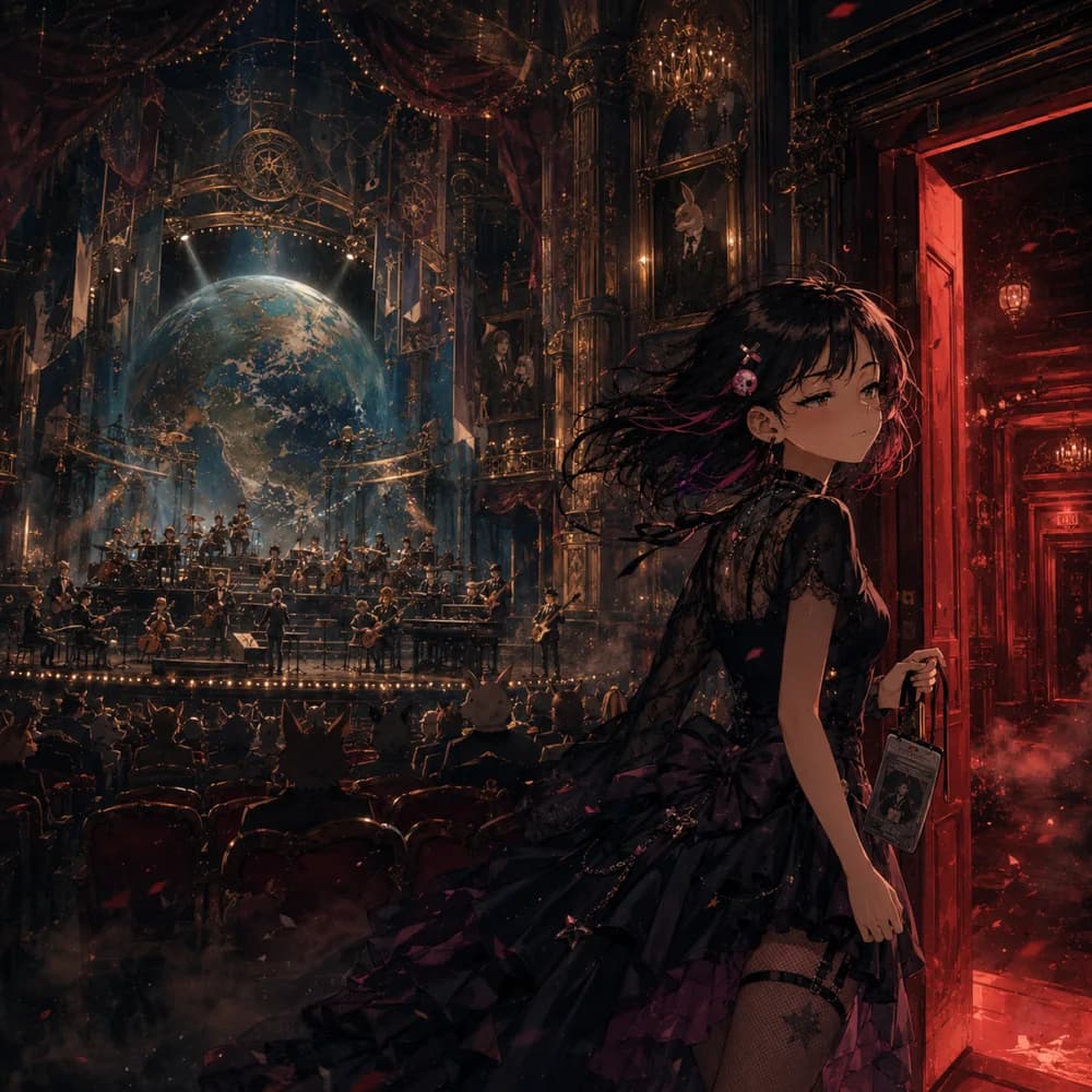 Scène noir d’opéra pour With Kindest Regards